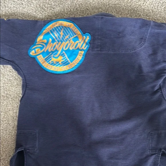 Shoyoroll Navy Blue Jiu-Jitsu Gi with Patches size A2 - Picture 3 of 4